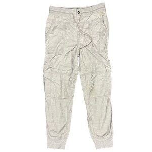 Sundance pinstripe cargo jogger outdoor hiking pants Women's XS